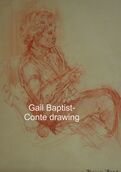 Conte drawing by Francis Baptist